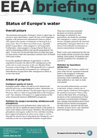 EEA briefing 1/2003 - Κατάσταση των υδάτων στην Eυρώπη