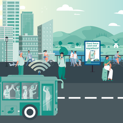 Multimodal digital mobility services in passenger road transport