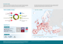 Prekrivenost tla u Europi relativno je stabilna od 2000., pri čemu je otprilike 25 % prekriveno obradivim
zemljištem i trajnim nasadima, 17 % pašnjacima i 34 % šumama. Istodobno, nastavljaju se širiti gradovi i
betonska infrastruktura, dok se smanjila ukupna površina koja se koristi za poljoprivredu. Iako umjetne površine prekrivaju manje od 5 % šireg područja EEA, ipak je u razdoblju između 2000.
i 2018. veliko područje postalo nepropusno (prekriveno betonom ili asfaltom). Dobra je vijest da se
posljednjih godina smanjila brzina kojom se povećavaju umjetne površine.