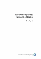 Európa környezete: harmadik értékelés [Összefoglaló]