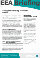 Energisubsidier og fornybar energi