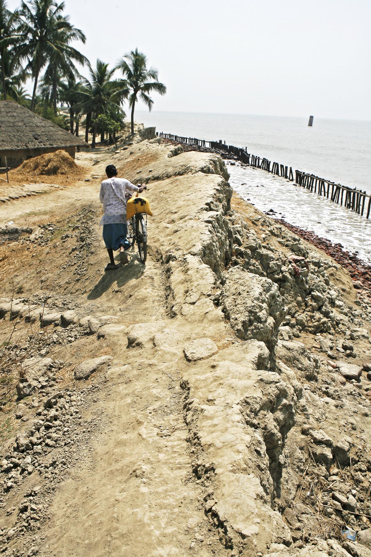 Taludes na ilha Sagar