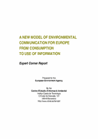 A new model of environmental communication for Europe from consumption to use of information