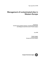 Management of contaminated sites in Western Europe