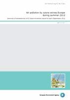 Air pollution by ozone across Europe during summer 2012