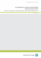 Air pollution by ozone across Europe during summer 2010
