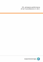 CO2 emissions performance of car manufacturers in 2011