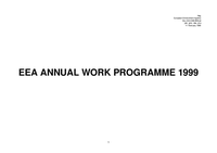 EEA Annual Work Programme 1999