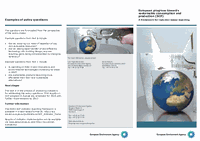 European progress towards sustainable consumption and production (SCP) 