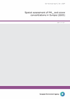 Spatial assessment of PM10 and ozone concentrations in Europe (2005)