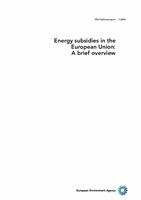 Energy subsidies in the European Union: A brief overview