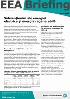 Subvenţionări ale energiei electrice şi energia regenerabilă