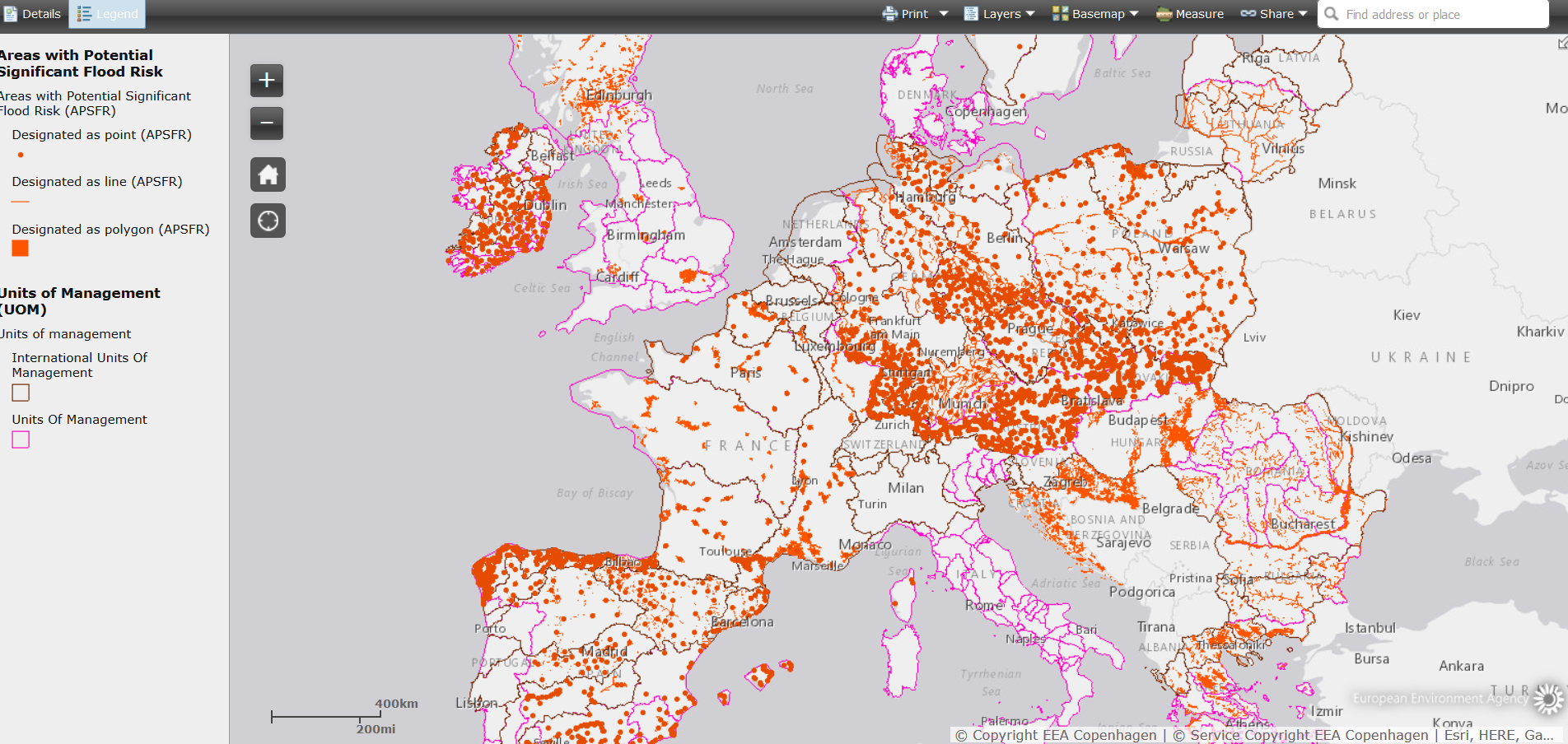 Floods map viewer