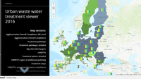 Urban Waste Water Treatment map