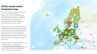 Urban Waste Water Treatment map